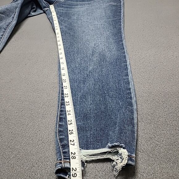 Ana Womens Jeans 18 High Rise Jegging Stretch Distressed Denim - Picture 2 of 9